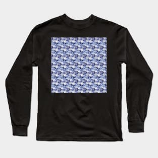 Dew on blue hydrangeas Long Sleeve T-Shirt